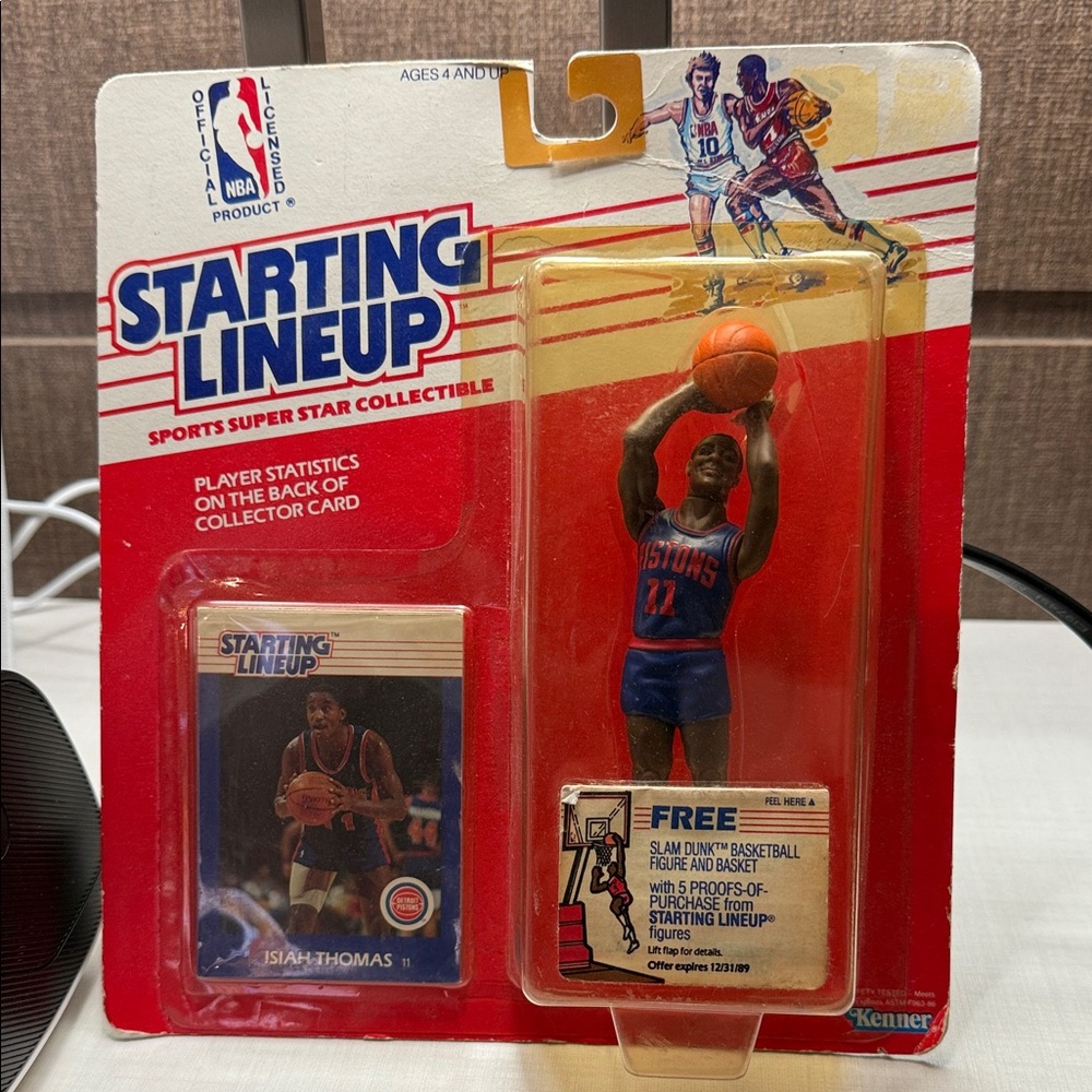 Starting Lineup Basketball Figure with Card
